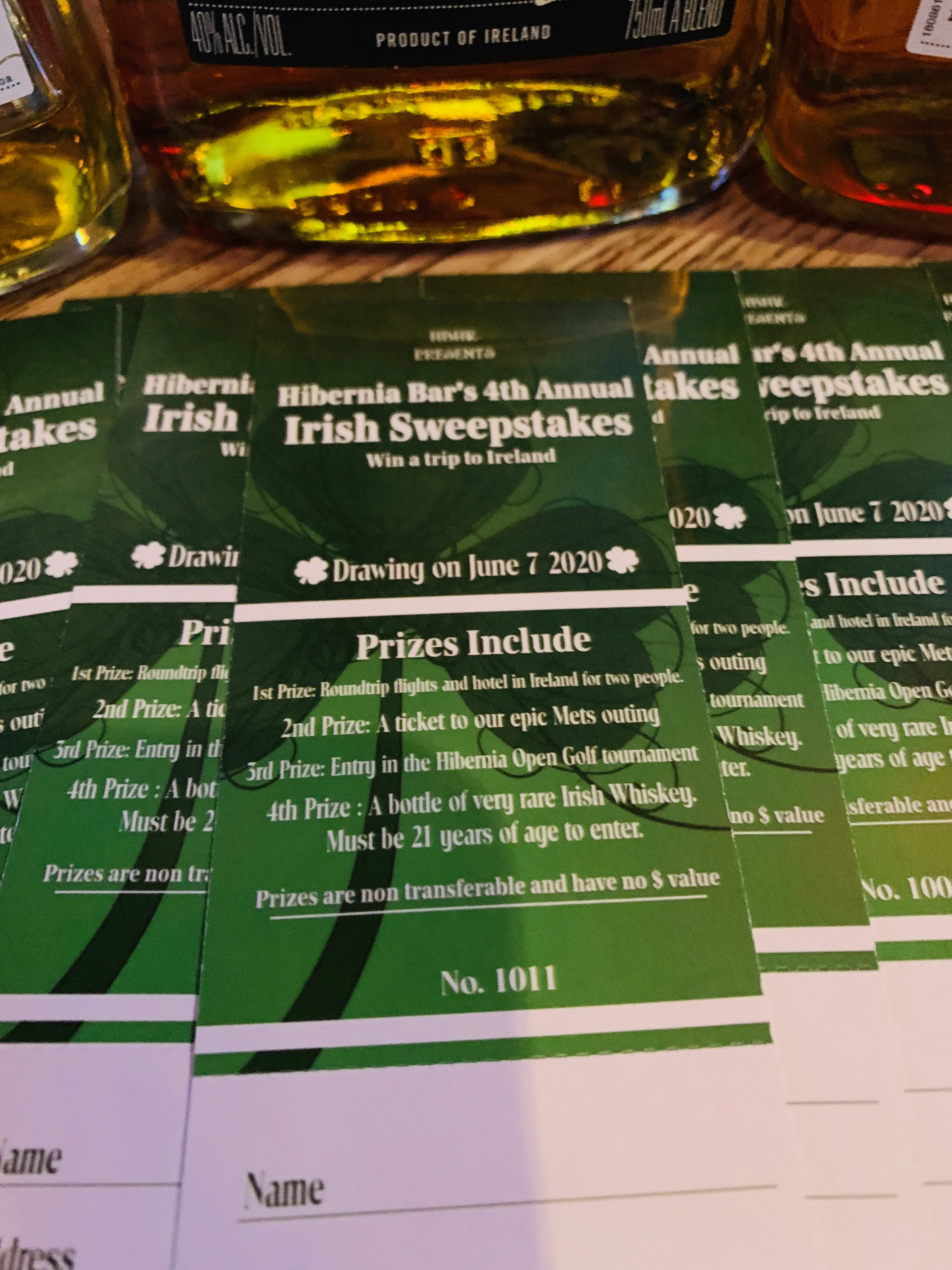 irish sweepstakes 4th annual