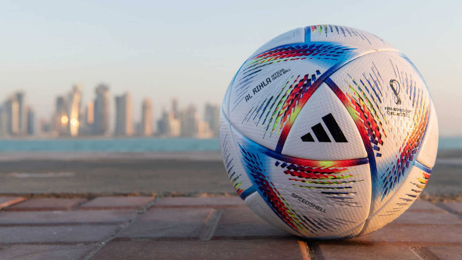 Image of the official soccer ball of the FIFA World Cup 2022