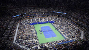 Photo of the USTA Billie Jean King National Tennis Center where the US Open Tennis Tournament 2023 will be held.